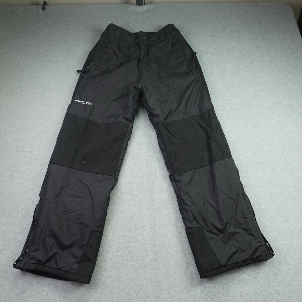 Arctix Snow Pants Youth Medium Black Insulated Winter Ski Bibs Outdoor